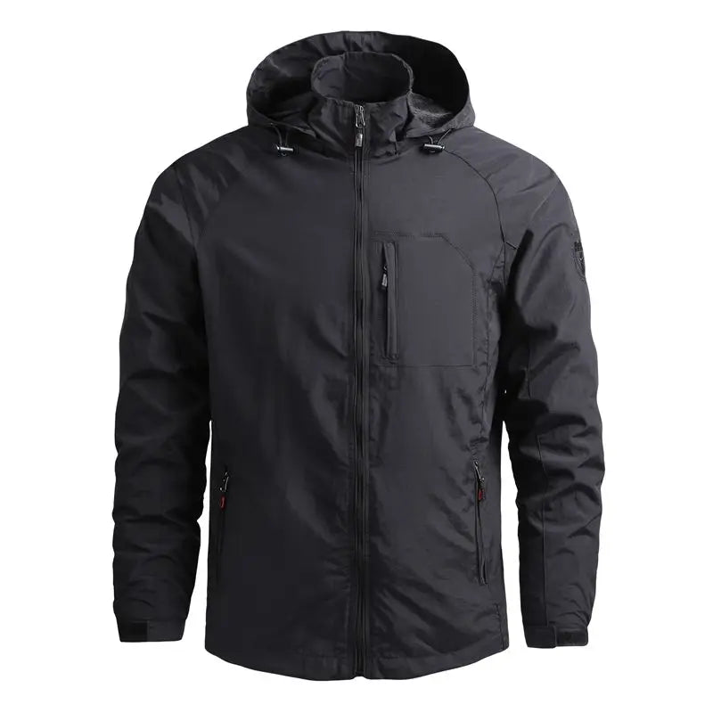 Jackets Coat Men Hooded Waterproof Windbreaker Autumn Casual Outdoor Hiking Jacket Tactics Military Winter Jackets Lightweight