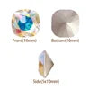 QIYI 2024 Hot Selling K9 High Quality Multi Colors Fat Square Fancy Pointback Rhinestones for Decoration Wedding Dresses Shoes