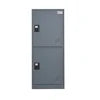2 Door Small Locker Cabinet with Lock Latch for Home Bedroom Office