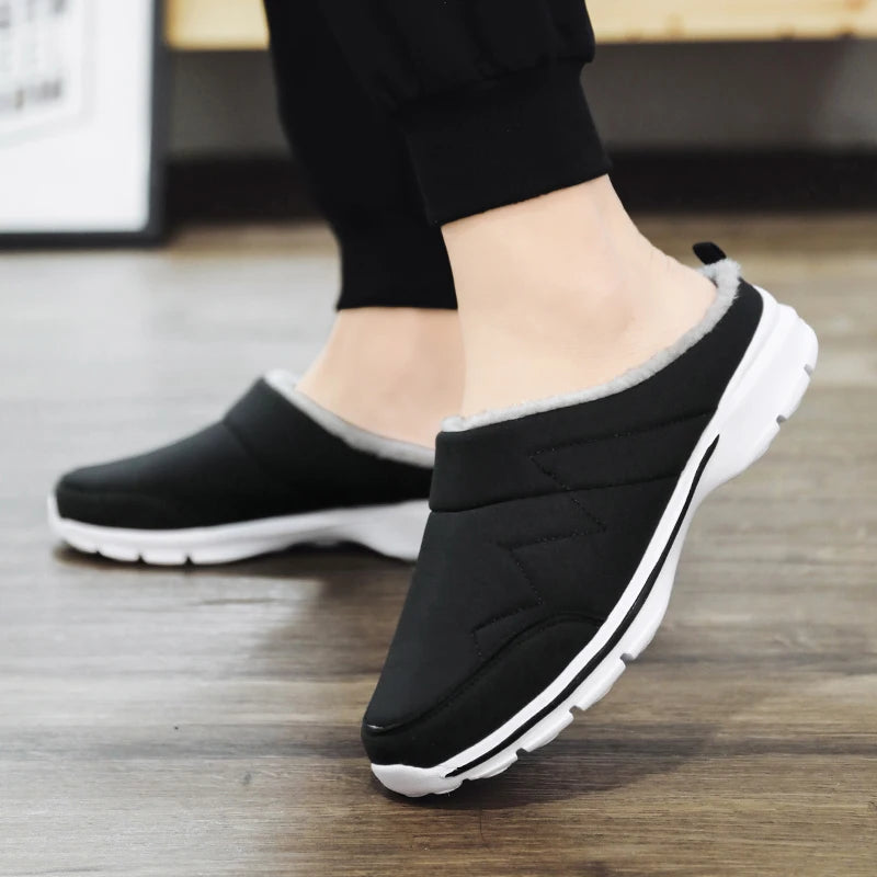Winter Men Women Plush Slippers Home Indoor Warm House Cotton Shoes Room Lightweight Plus Big Size 47 48 49 Cheap Dropshipping