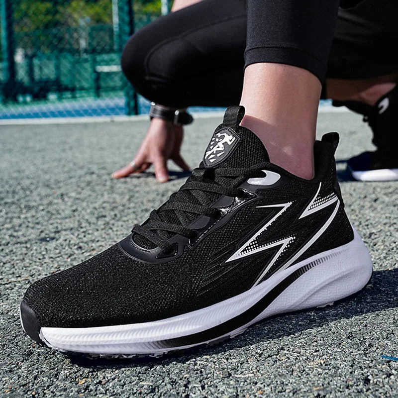 Men's Summer Extra Large Size 47-48 Sports Casual Running Shoes Mesh Upper Rubber Midsole Shock Absorption Middle School