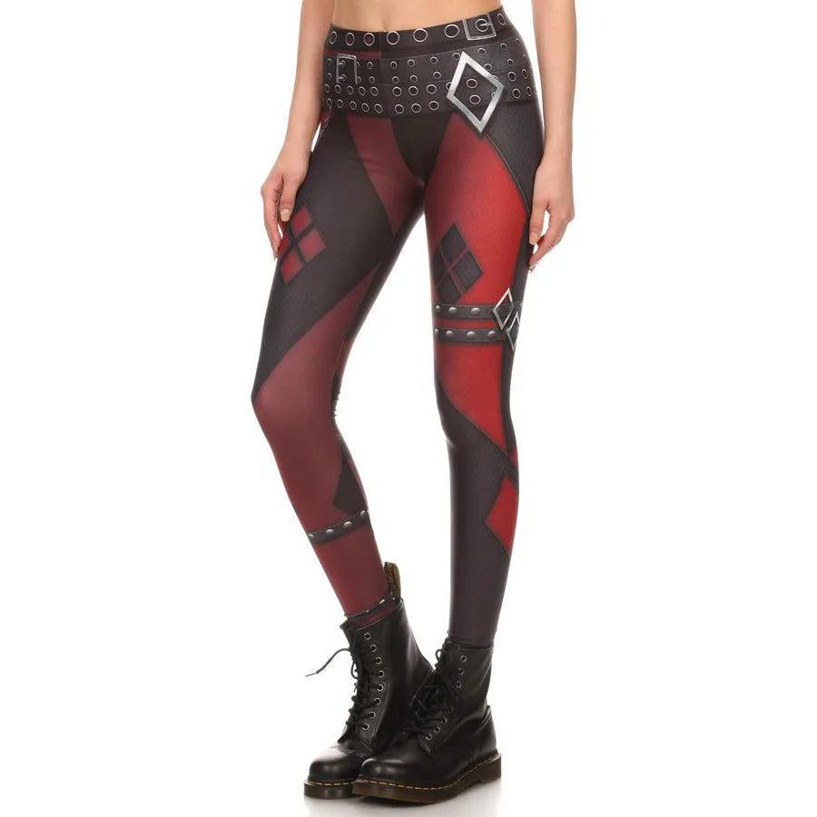 Summer Women Mermaid Printed Galaxy Leggings Animal Donald Duck Cartoon Characters  Legging Pants Black Milk Leggins G L-1467