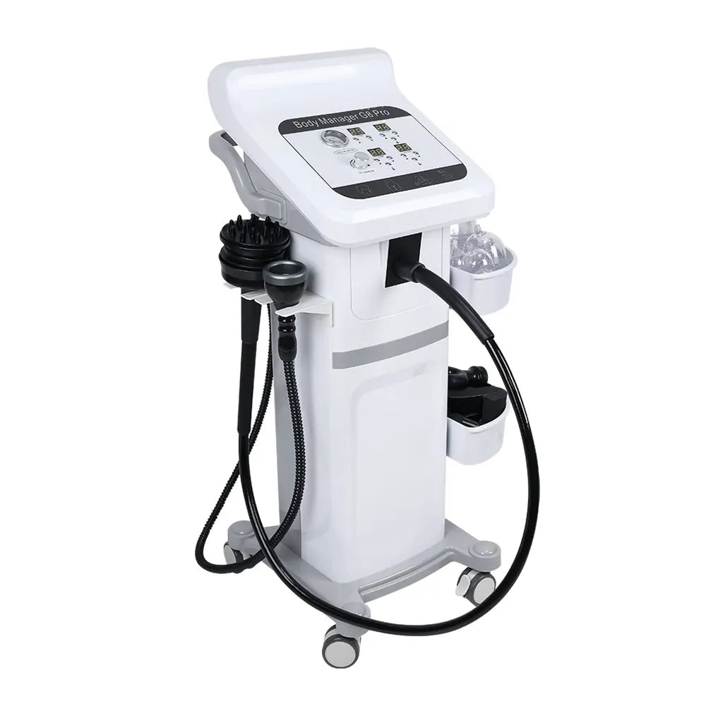 Vertical 4 In1 Vacuum Heating 8 Vibration Heads G8 Massager Cellulite Removal G8 Body Slimming Machine with 33 Cups