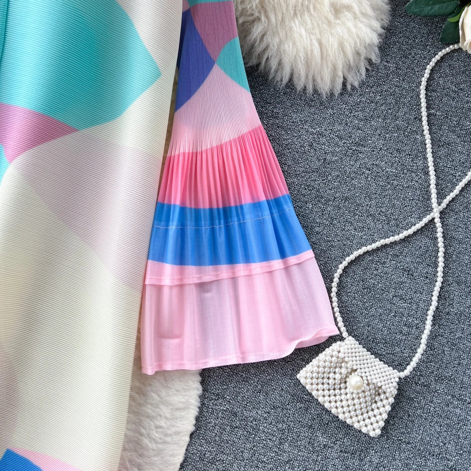 Spring Commuter Long Sleeve Elegant Fashion Ruffled Hollow Women's Dress