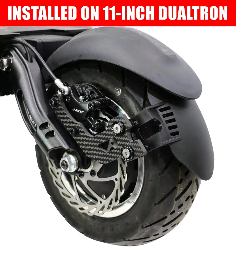 Upgraded Fender With Carbon Fiber Bracket for ZERO 10X Kaabo Mantis 10 Dualtron Electric Scooter Mudguard Wheel Cover 11 10 Inch
