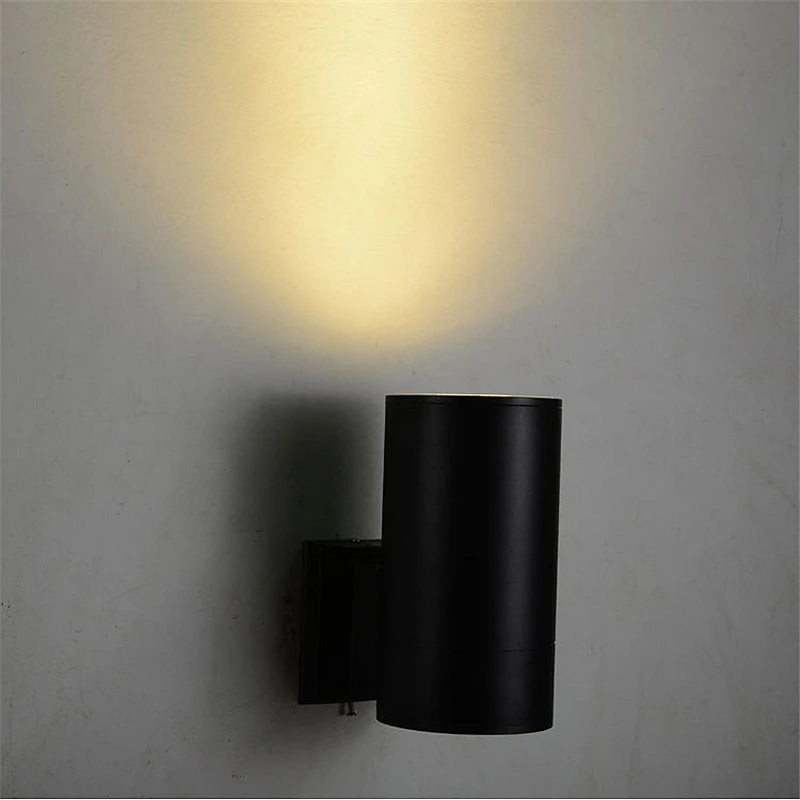 Outdoor LED Wall Lamp 10W 20W High Bright Waterproof Up Down Spotlights Garden Porch Decor Villa Wall Lighting Fixture AC85-265V