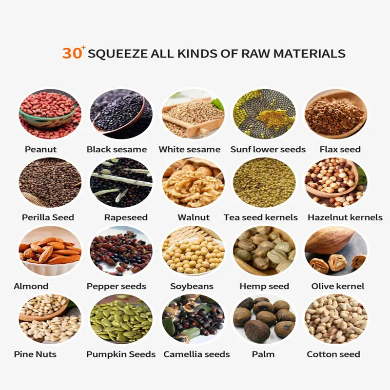 Automatic Home Use Cold Press Oil Machine Coconut Oil Extractor Automatic Grade for Olive Sesame Oil for Cooking Edible Purpose