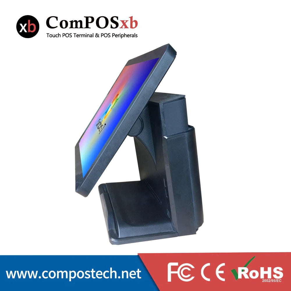 Windows 10 All In One PC 15 Inch POS Terminal Capacitive Touch Monitor Cash register For Sale