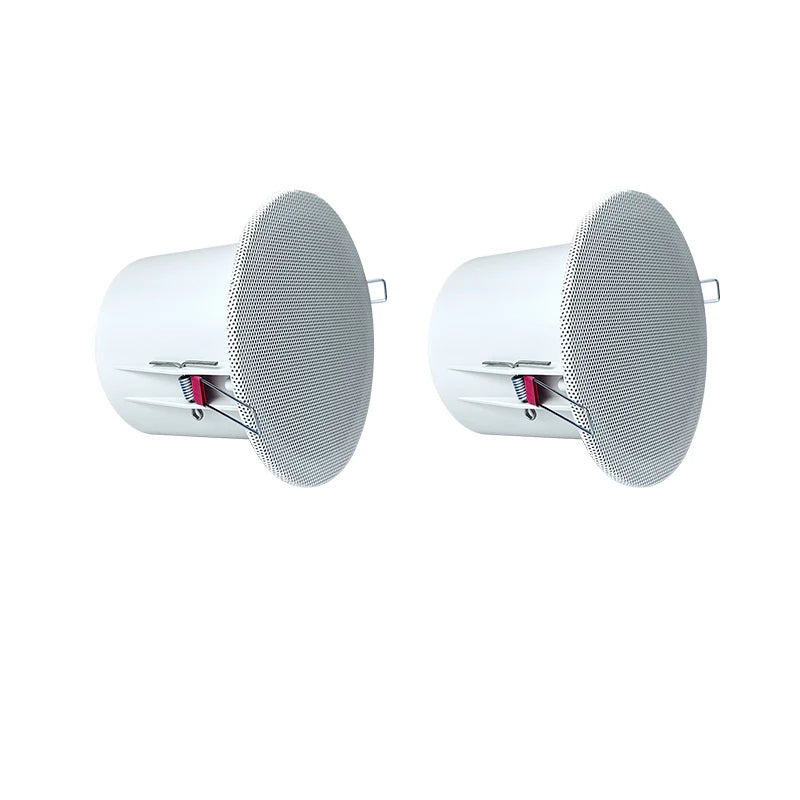 3 Inch Surround Sound Speakers System Ceiling Loudspeakers 8Ohm Roof Speakers for Bathroom Home Background Music Audio 308A