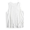 Mens Oversized Sleeveless 180gsm Tank Top Casual Breathable Cotton Blend Workout Gym Shirt for Men
