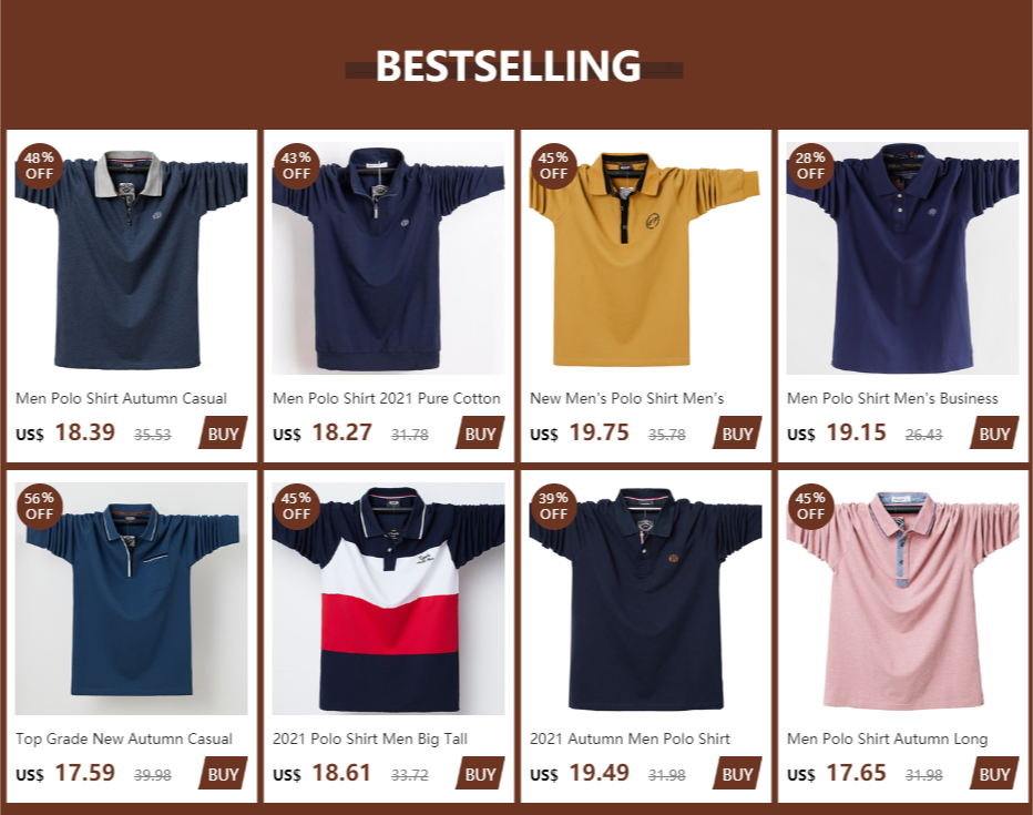 Autumn Spring New Men's Solid Polo Shirt Lapel Long-sleeved Polos Shirt Button Collar Fashion Thick Shirt Casual Loose Tops 6XL