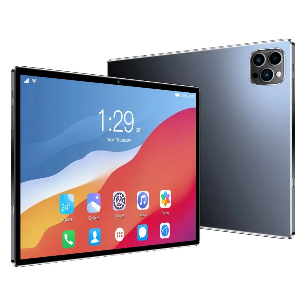 Factory Price 10.1 Inch Android 15 Tablet PC Kids 12GB 512GB  2in1 Laptop 5MP+13MP WiFi Sim Card Tab Tablette WIth Keyboard Case