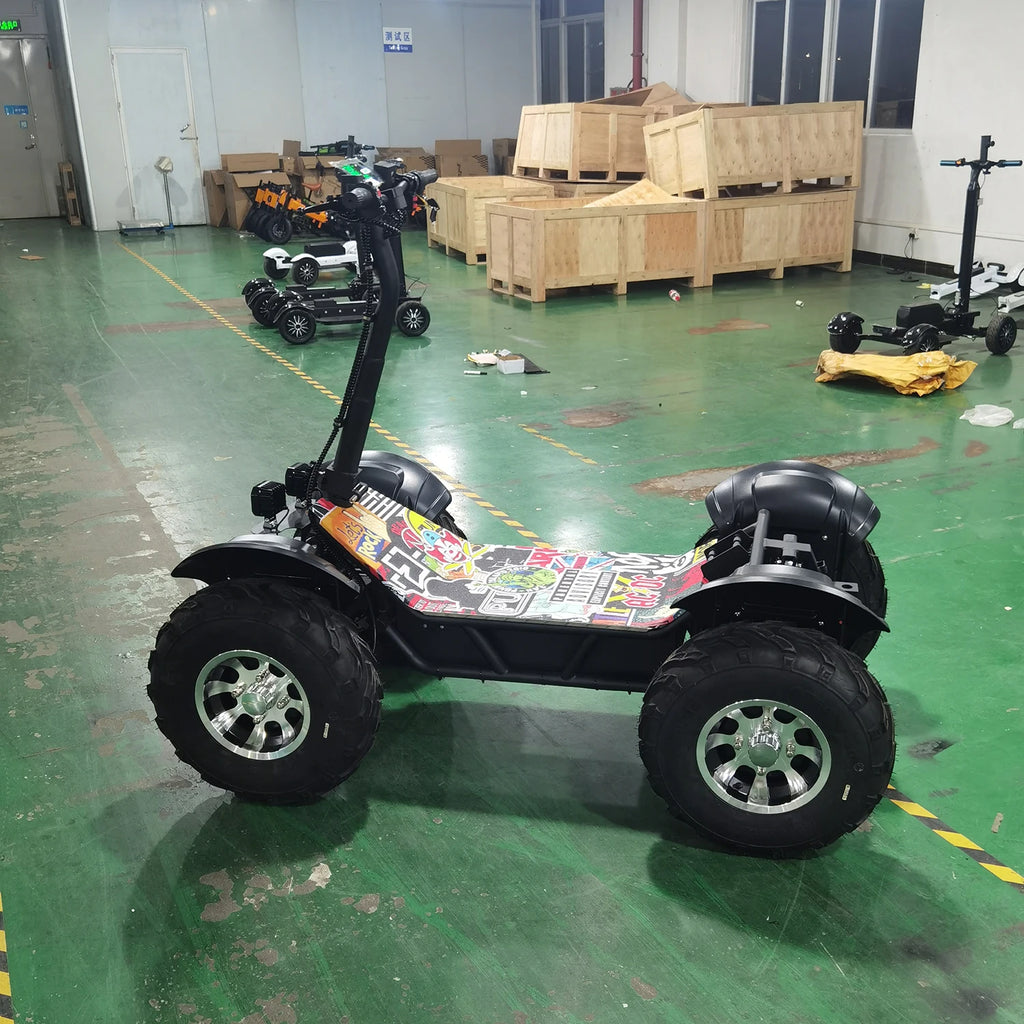 8000w Escooter off Road Mountain 21inch ATV Foldable Adult Mobility Scooters Electric 4 Wheel Heavy Duty