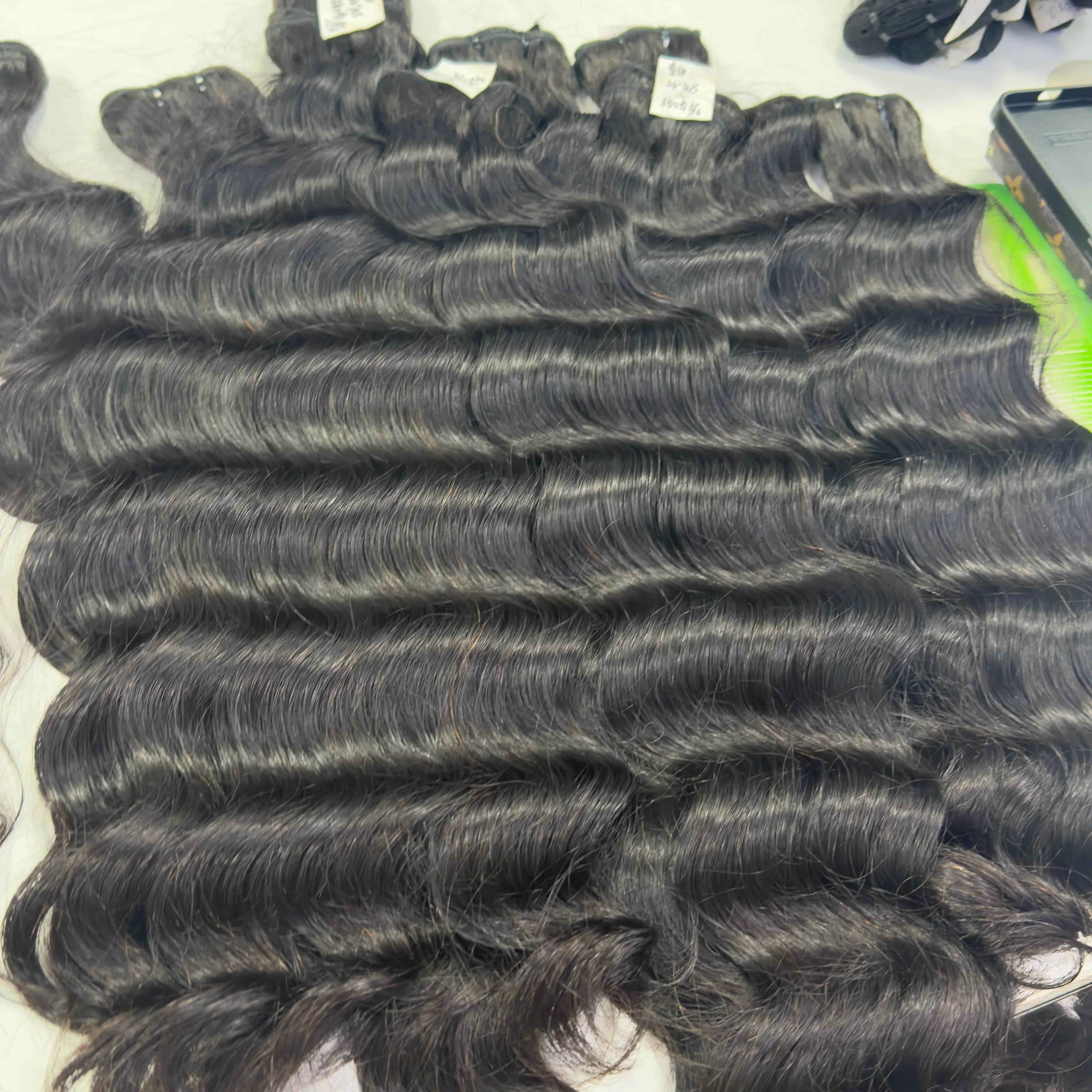 10-24 Inch  Wholesale Body Wave Hair Bundles Raw Vietnamese Hair Double Drawn Raw Bundles Human Hair Vendor