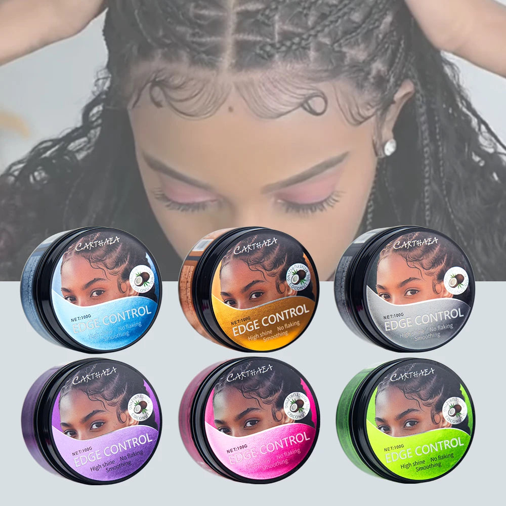 Custom Logo 100 g Perfume Private Label 72 Hour Strong Hold Edge Control for 4c Black Hair
