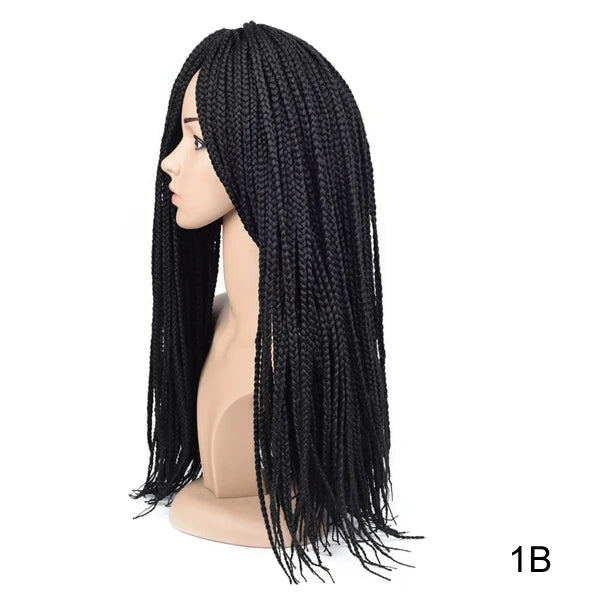 TOMO Synthetic Crochet Hair Box Braids 22Roots Colored Braiding Hair Extensions 24Inch Rainbow Ombre Crochet Braids Pink Red