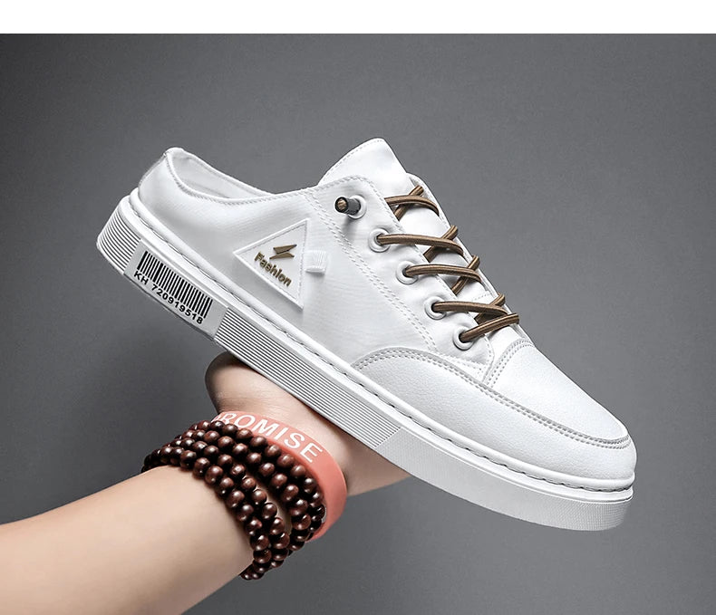 Men's Slip-ons Canvas Shoes Non-heel Casual Shoes Autumn Summer Slippers 2021 Original Fashion Male Sneakers Zapatos De Hombre