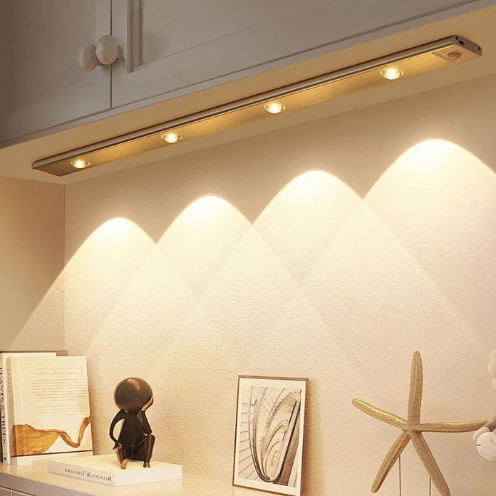Type-C LED Motion Lamp Ultra-thin Under Cabinet Aluminum Bar Strip Kitchen Closet Lights Photographic Lighting