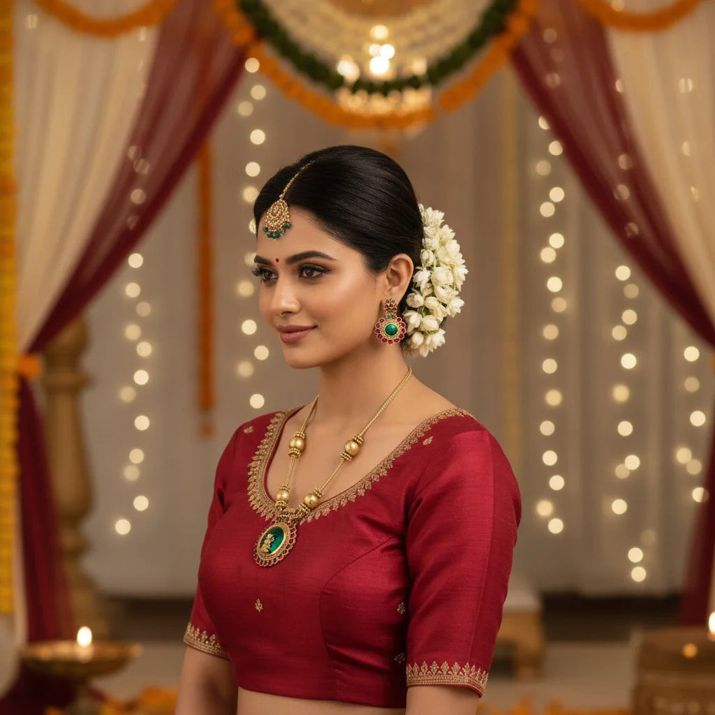 Best Selling Gold Plated Alloy Zircon Studded Handcrafted Enamelled Ethnic Women's Jewellery Set Fashionable Wedding Party Style