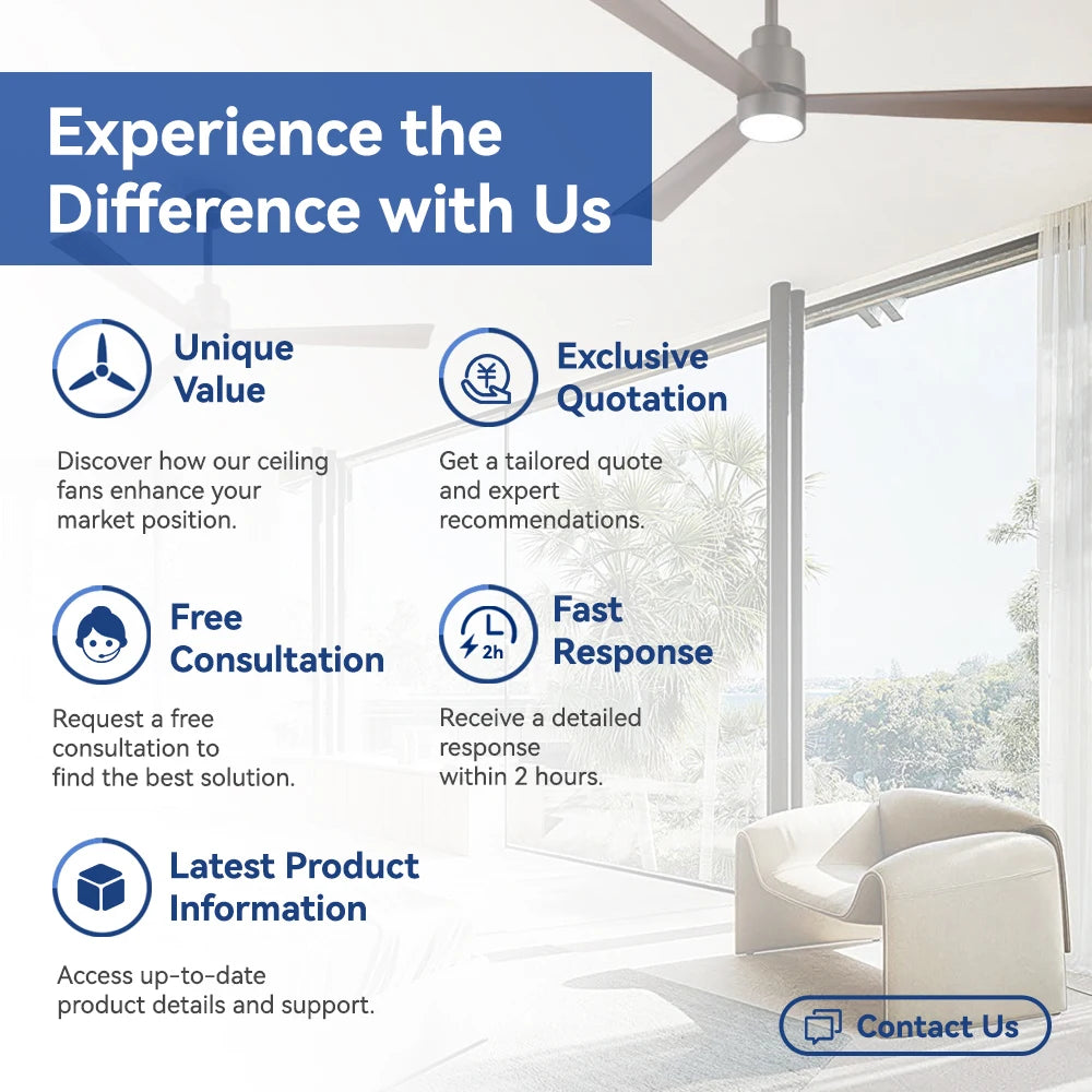 60'' Wood Ceiling Fan No Light, Reversible and Silent DC Motor, Modern Ceiling Fan with Remote Control for Bedroom, Living Room
