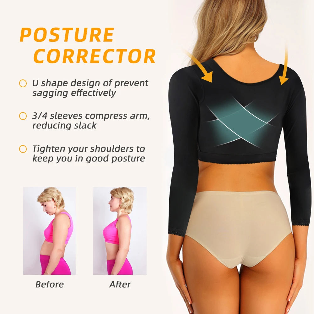 Wholesale Stage 2 Bra Columbian Fajas Shapewear Long Sleeve Women's Shapers for Women