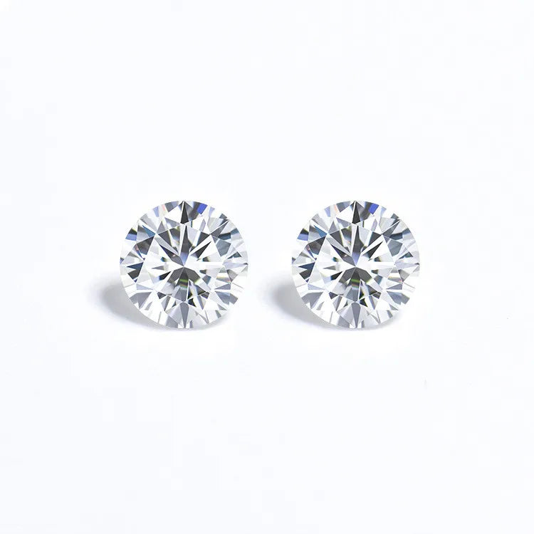 1-15 Carat Round Brilliant Cut Diamond Test Past Sparkling D Color Loose Moissanite Stones for Wedding Rings Jewelry Making