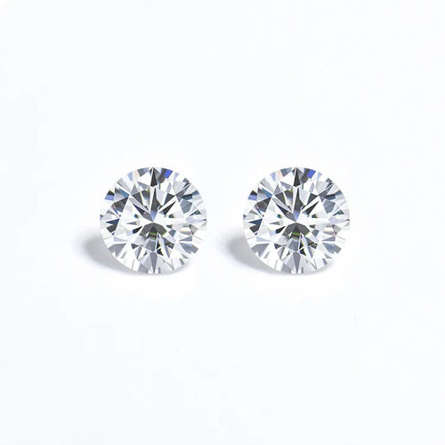 1-15 Carat Round Brilliant Cut Diamond Test Past Sparkling D Color Loose Moissanite Stones for Wedding Rings Jewelry Making