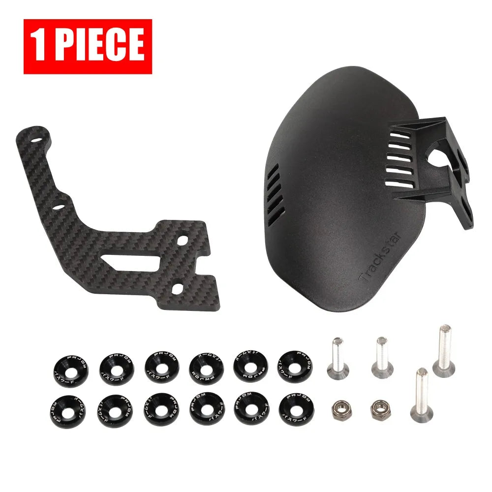Upgraded Fender With Carbon Fiber Bracket for ZERO 10X Kaabo Mantis 10 Dualtron Electric Scooter Mudguard Wheel Cover 11 10 Inch