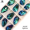 Super Shiny Multi-Color Glass Stone Sew-On Rhinestones for Evening Dress Necklace Earrings Bag Shoes-Special Shape Technique