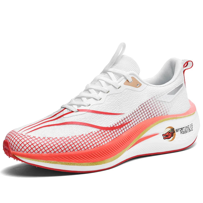 Road Running Shoes Men's Women's Jogger Jogging Sneakers Track Trail-running Shoes Running Minimal Stretch Fabric Air Mesh Sport