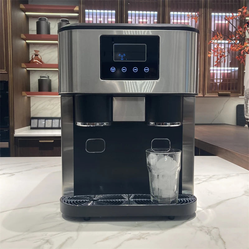 ETL 16-18kgs Per Day  Nugget Ice Cube Machine with Water Dispenser Ice Maker