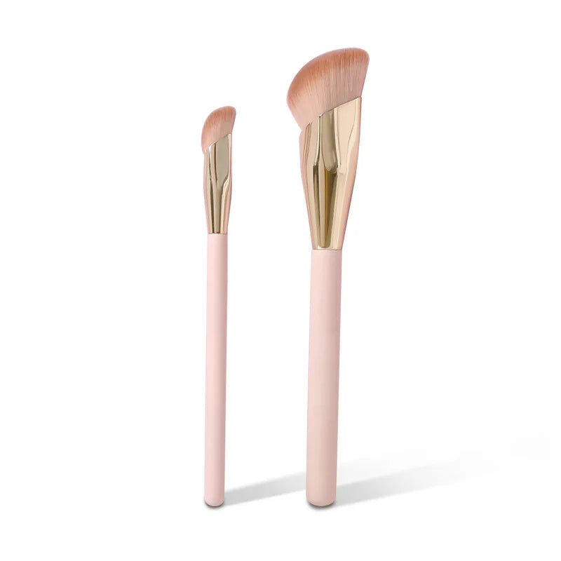 High Quality Thumb Shaped Foundation Brush Private Label Synthetic Hair Used for Concealer Makeup