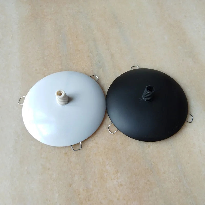 2pcs/lot  lamp base tray Metal cap arc cover flying saucer+2 forks/3 forks fixing spring+cable grips  lighting accessories