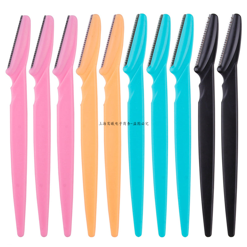 3/5pcs Pcs Eyebrow Trimmer Makeup Tools Safe Eye Brow Razor Face Body Hair Removal Shaver Blades Woman Eyebrows Shaping Knife