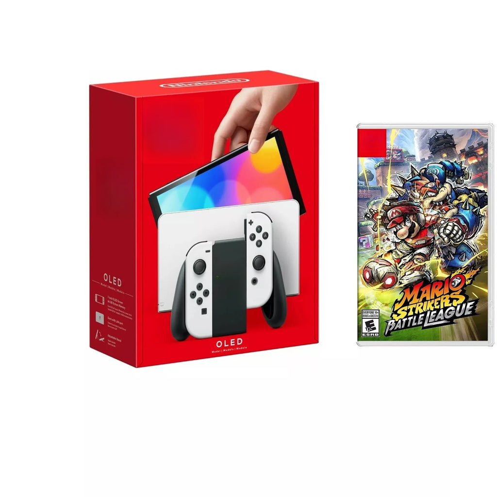 New Game  OLED 32GB Console with Neon Blue and 12 Month International Warranty