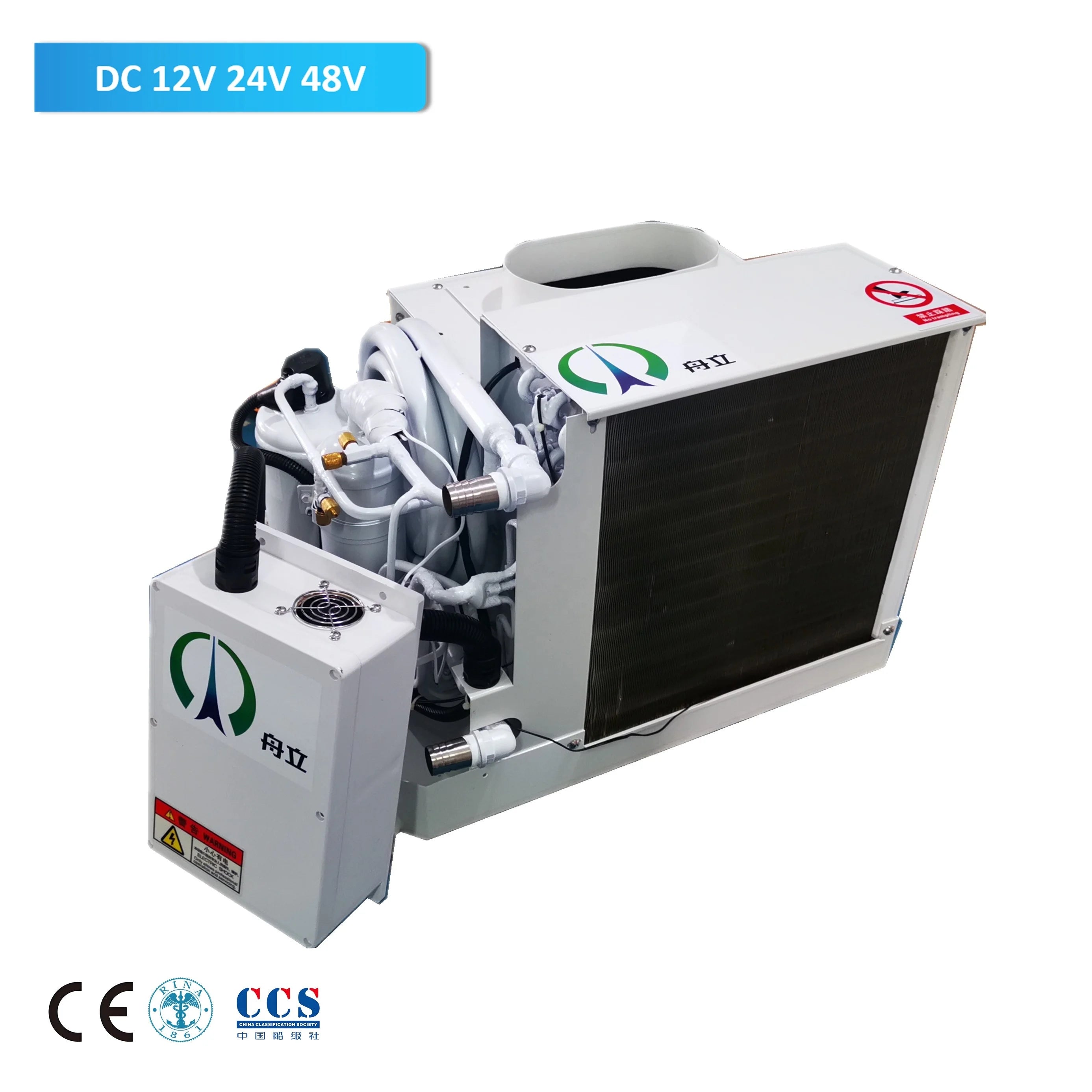 Chlee 48V Automatic Marine Boat Evaporative Air Cooler DC Yacht Chiller Compressor Motor Pump R410A Eco-Friendly 1700-18000