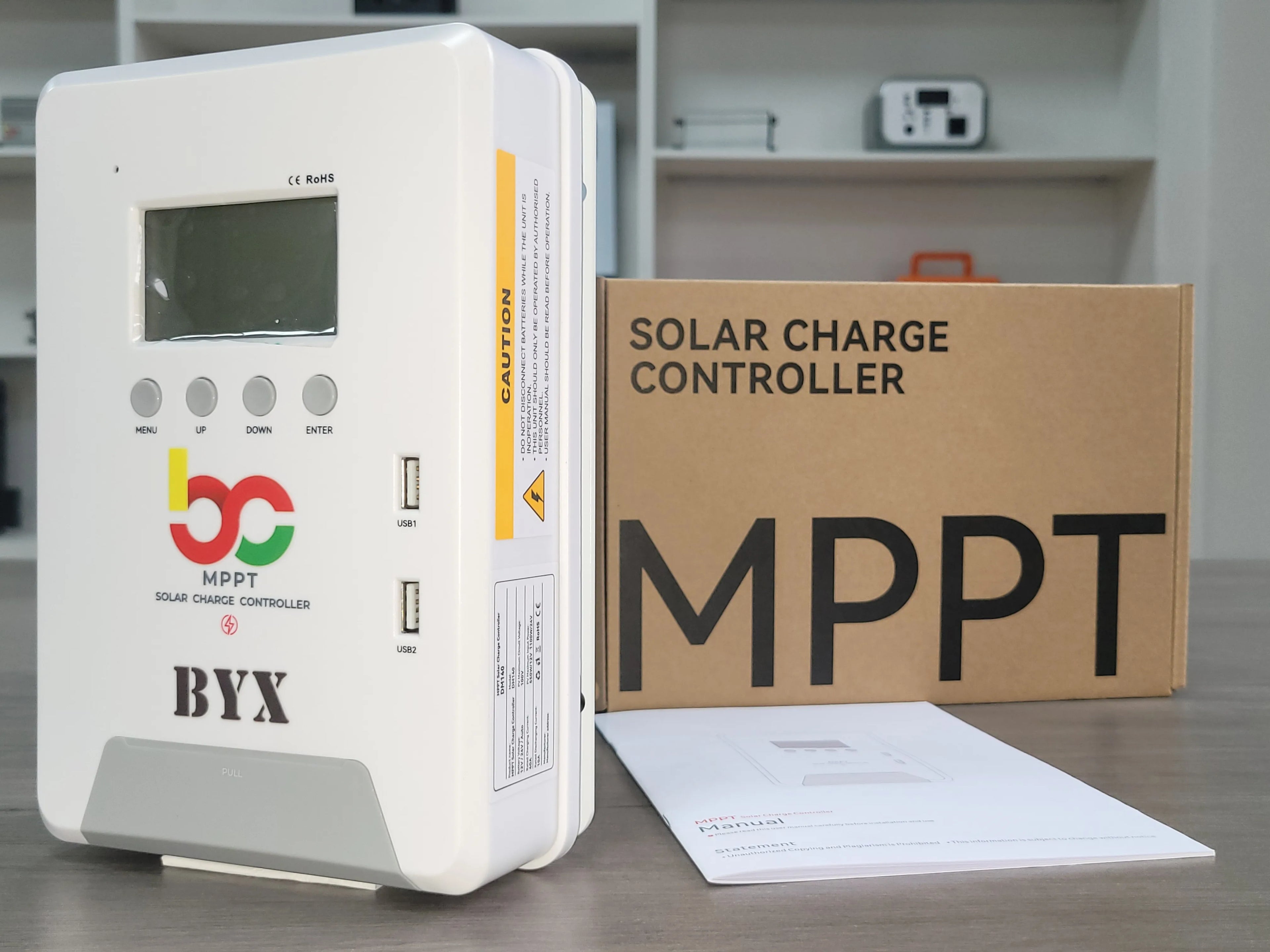 60A MPPT Solar Panel Controller LCD 48V Lifep04 Sealed Lithium Battery Charger Flooded AGM Gel Charge Controller