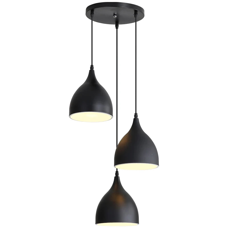 Modern Pendant Lamp  E27 Pendant Lights For Dinning Bedroom Restaurant Hanging Lamp Nordic Aluminum Lampshade LED Kitchen Light