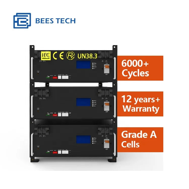 600ah 30kw 40kwh Home Lithium Battery Pack 600ah 51.2V Solar System 48V Lifepo4 Lithium Ion Battery for Solar Panel 51.2V