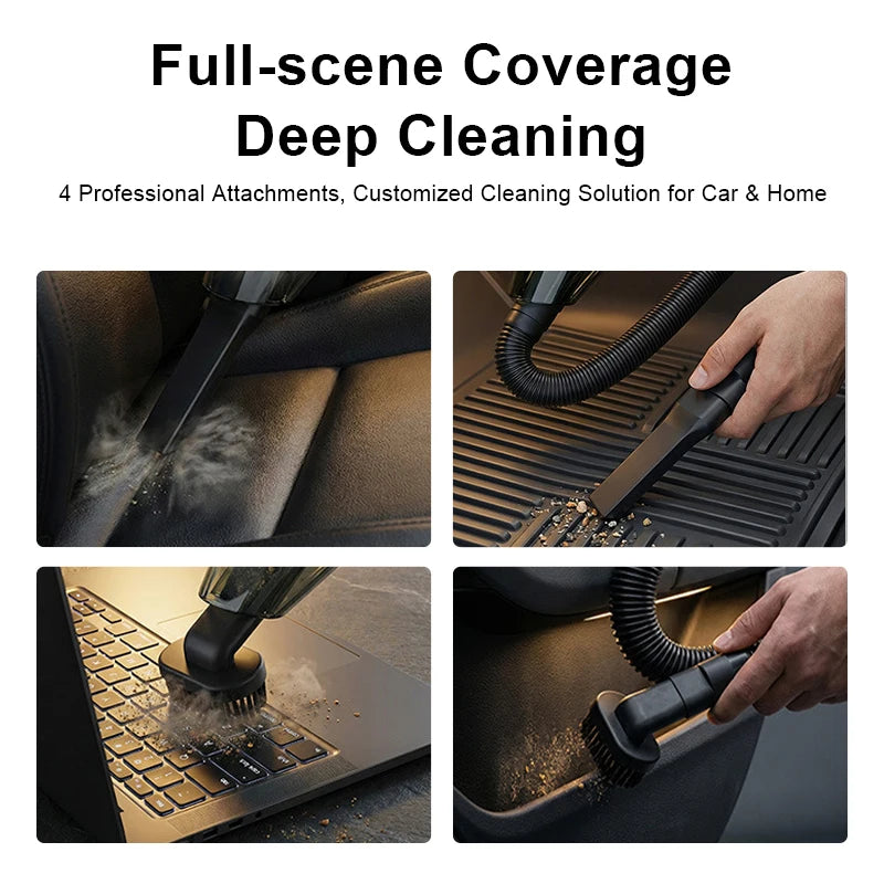 Custom Cordless Handheld Car Vacuum Cleaner Mini Professional Dust Blower Rechargeable High Power Vacuum Cleaner for Home Use