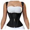 Steel Bone Adjustable Compression Tummy Control Girdle Body Shaper Vest Slim Waist Trainer Bustier Corsets for Women