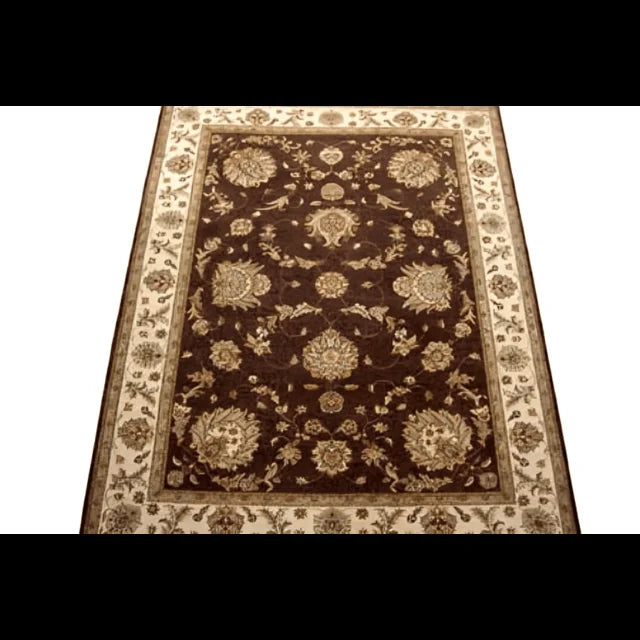 Luxury Wool and Cotton Traditional Floral Serapi Machine Made Washable Thin Rug for Home & Office Area Rugs & Sets