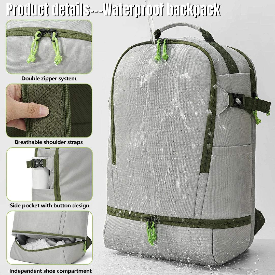 Custom Multi Functional Waterproof Independent Shoe Compartment Casual Outdoor Sports Travel Pickleball Tennis Badminton Bag