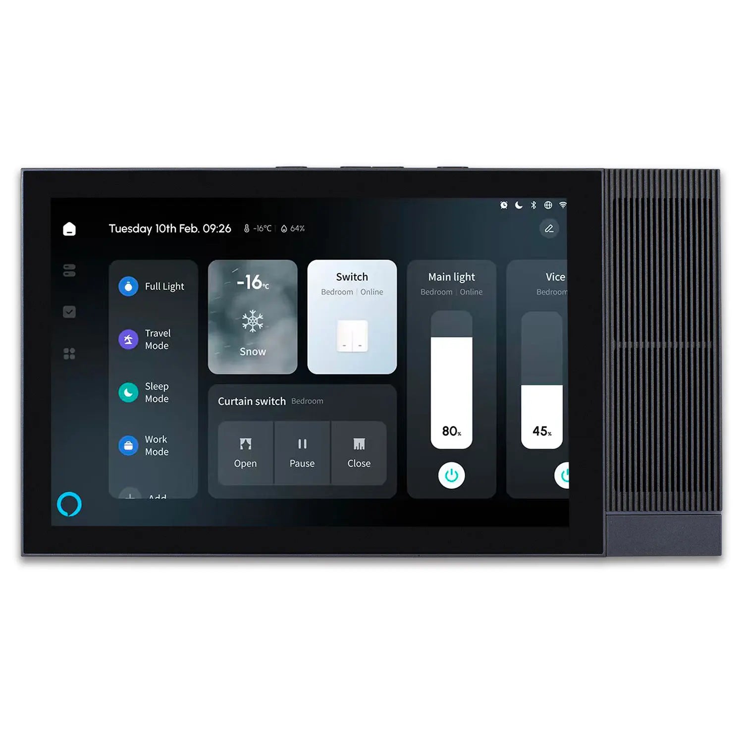 Tianlai MAX8 Wall Amplifier Smart Home Devices Touch Control Panel Home Zigbee Electric 2 Way Smart Switch
