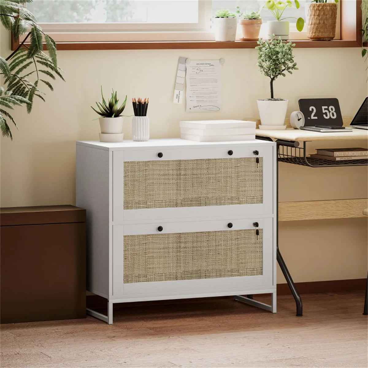 File Cabinet Storage Cabinet White