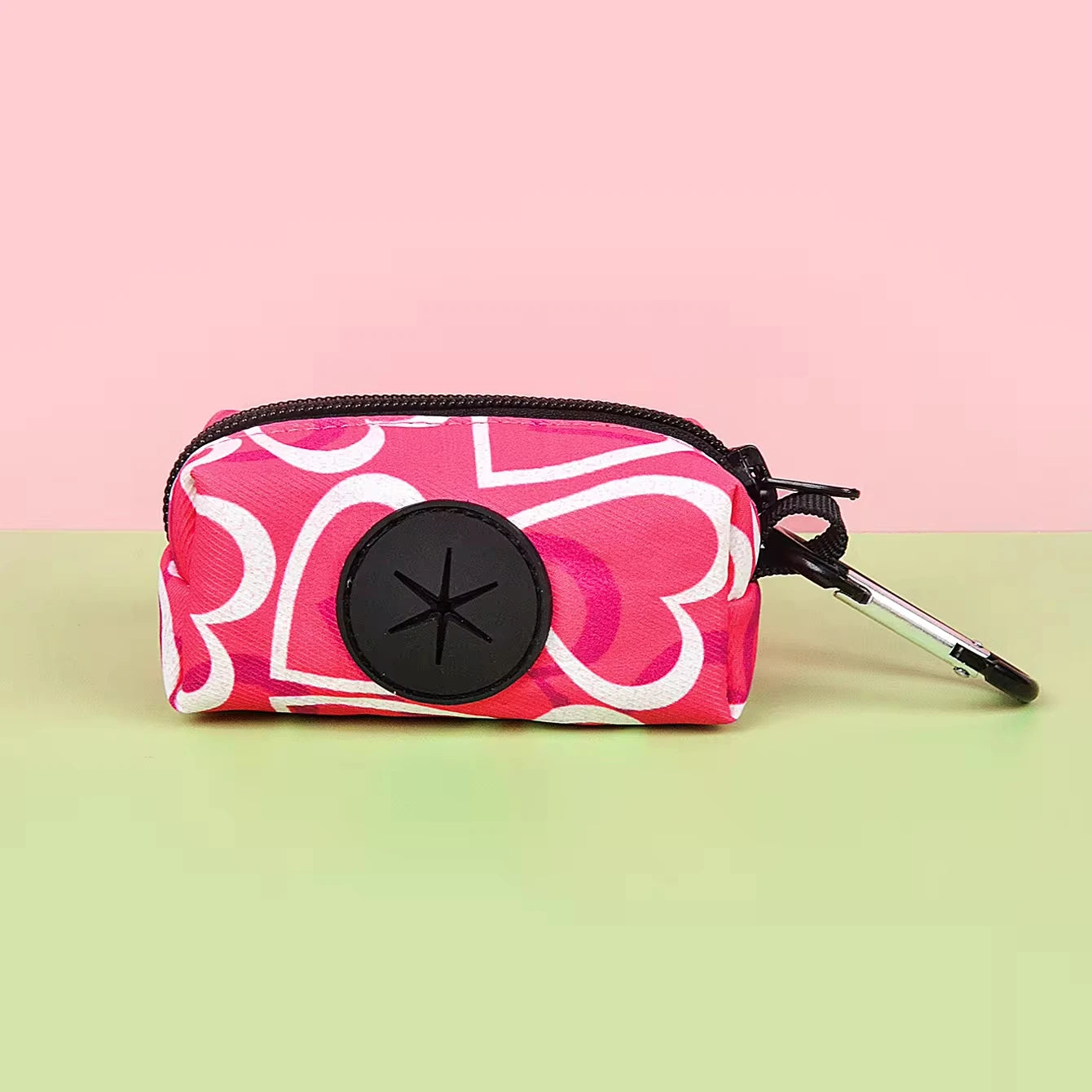 MIDEPET Custom Pattern and LOGO Accept Hot Dog Pet Dog Poop Bag Holder Dispenser With Rubber Logo Dog Poop Bag Holder
