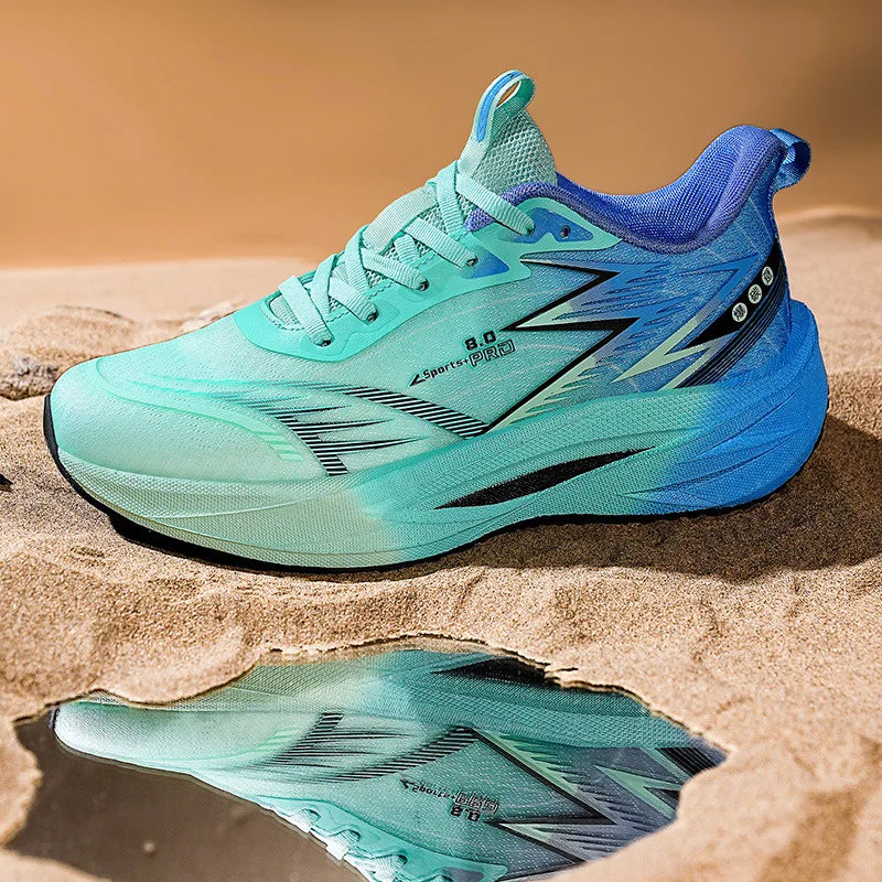 2025 Ultra-Light Men's Sports Shoes for Summer Professional Racing Breathable Soft Bottom Wear-Resistant Features Spring Winter