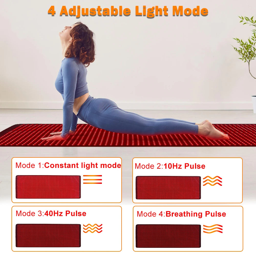 2025 Hot Sale Pain Relief Mat Suitable for Yoga Red Light Therapy Mat