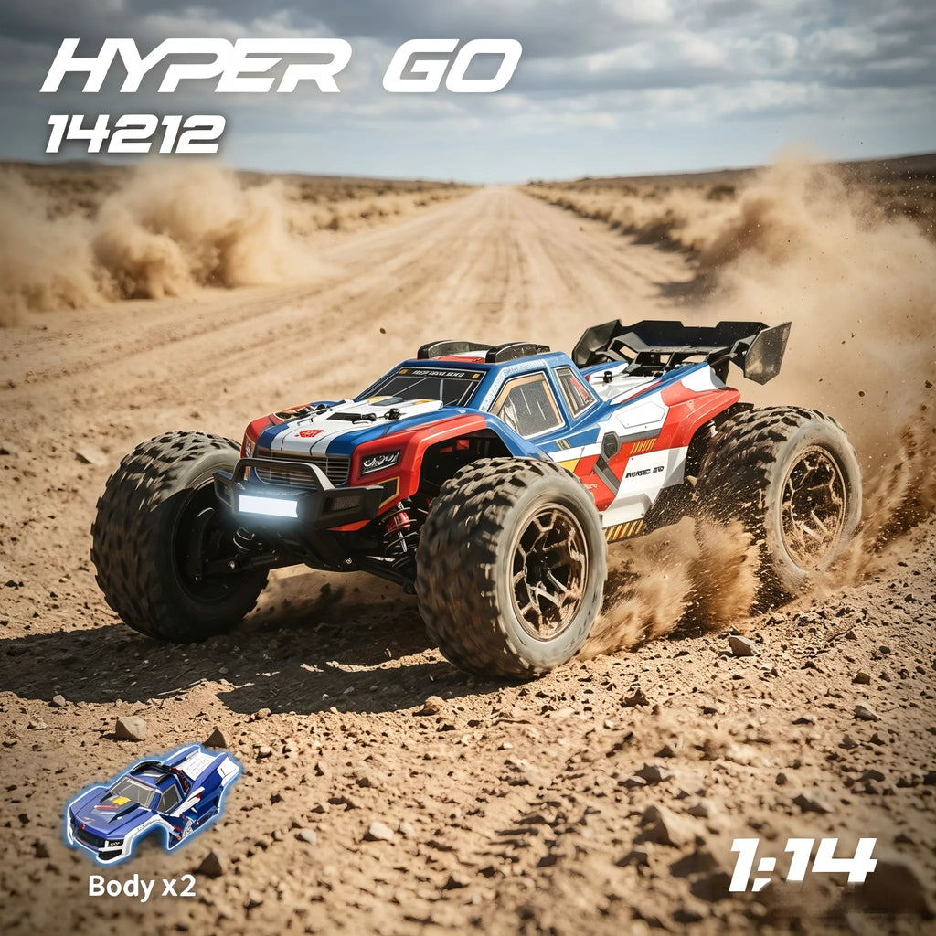 2026 RC 4WD Racing Drift Car 1:14 Scale 2.4G Remote Control 56KM/H Brushless Motor Off-Road Buggy Truck RTR Metal USB Cable