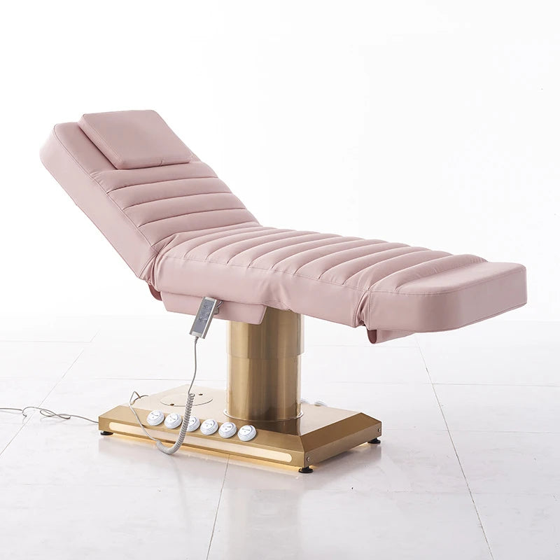 HICOMED Factory Supplier Luxury 3 Motor Electric Beauty Massage Bed for Eyelash Extensions Facials and Waxing Beauty Bed